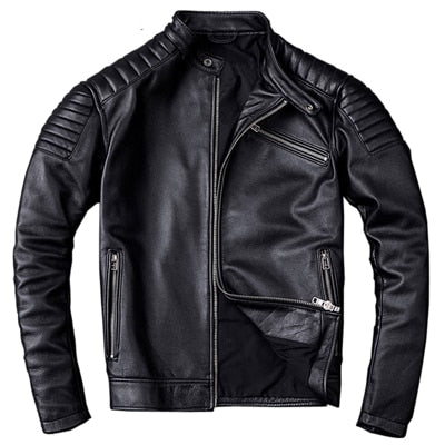 Men's Genuine Leather Jacket Clearance Sale One Size