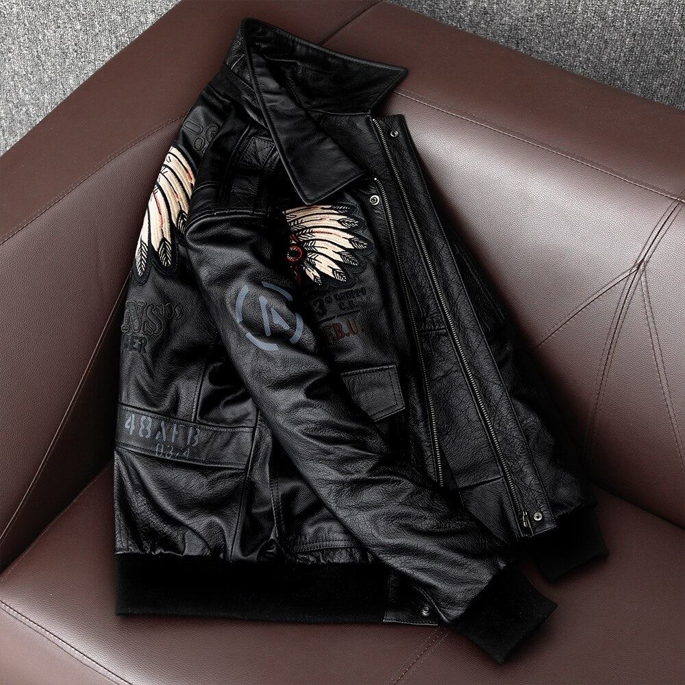 Genuine American Indian Leather Jacket