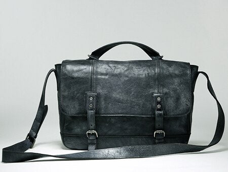 Vintage Genuine Leather Suitcase