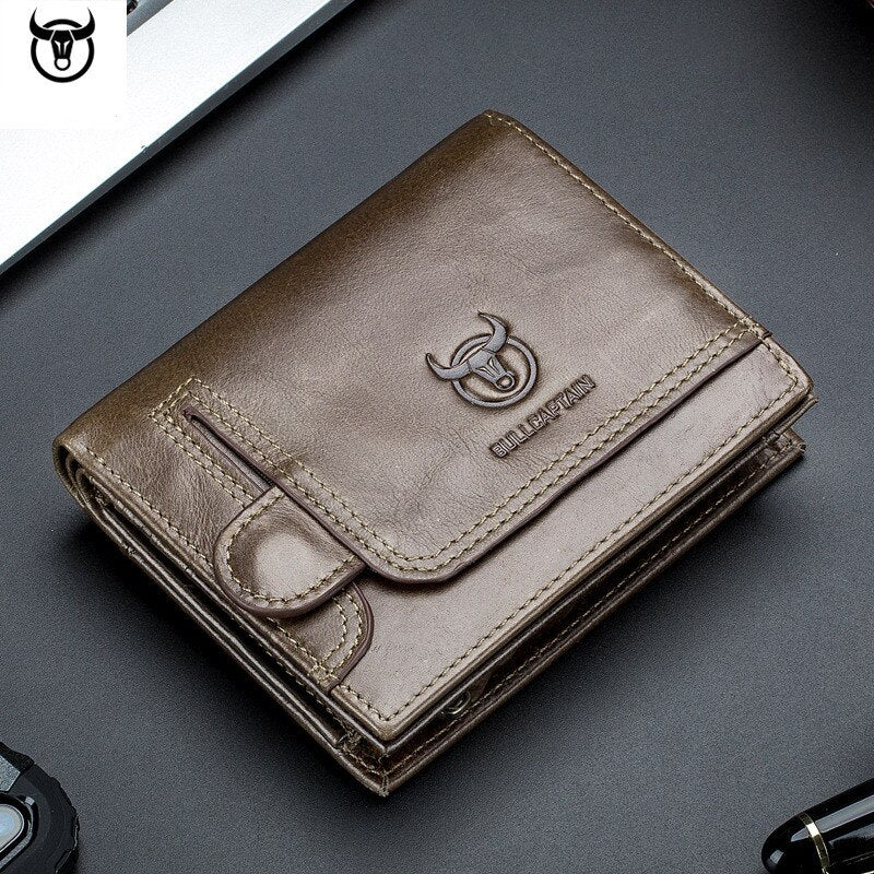 Bullcaptain Genuine Leather Fashion Wallet