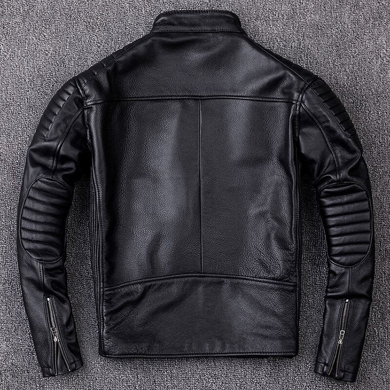 Men's Genuine Leather Jacket Clearance Sale One Size