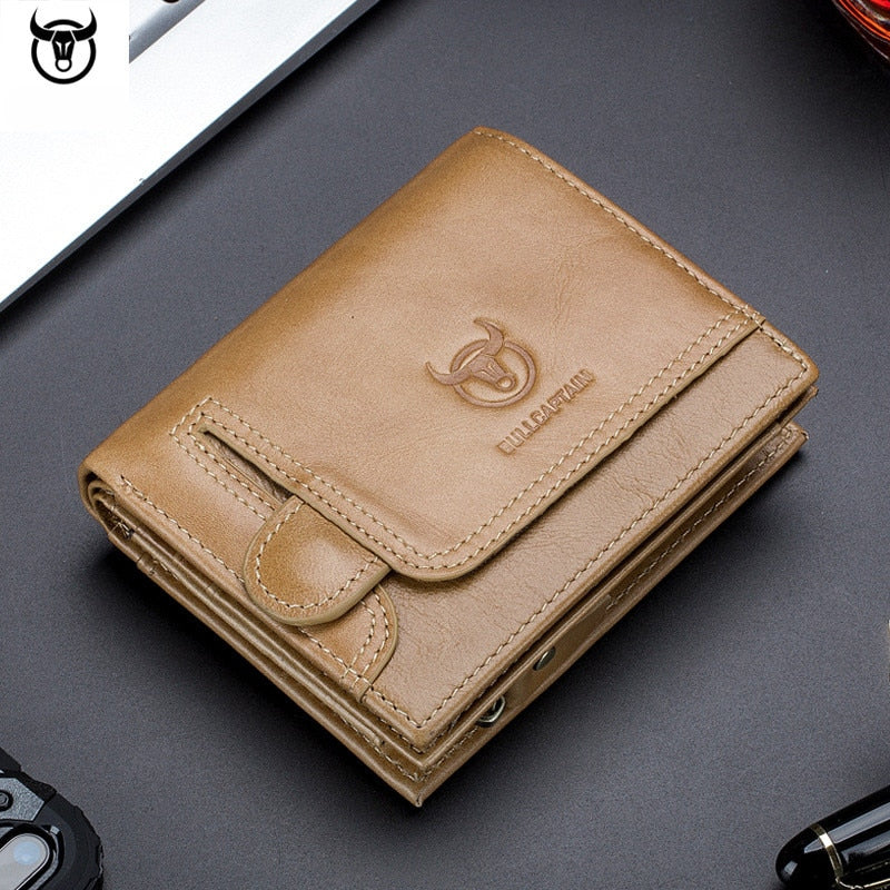 Bullcaptain Genuine Leather Fashion Wallet