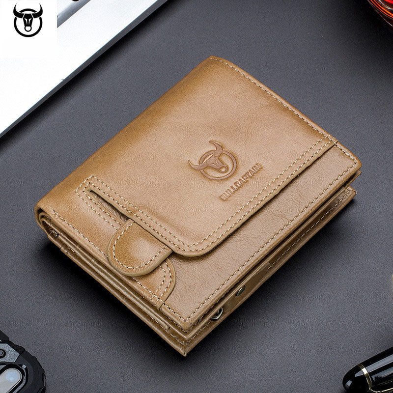 Bullcaptain Genuine Leather Fashion Wallet
