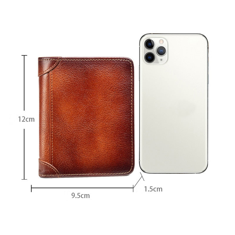 Genuine Leather Masonic Style Wallet