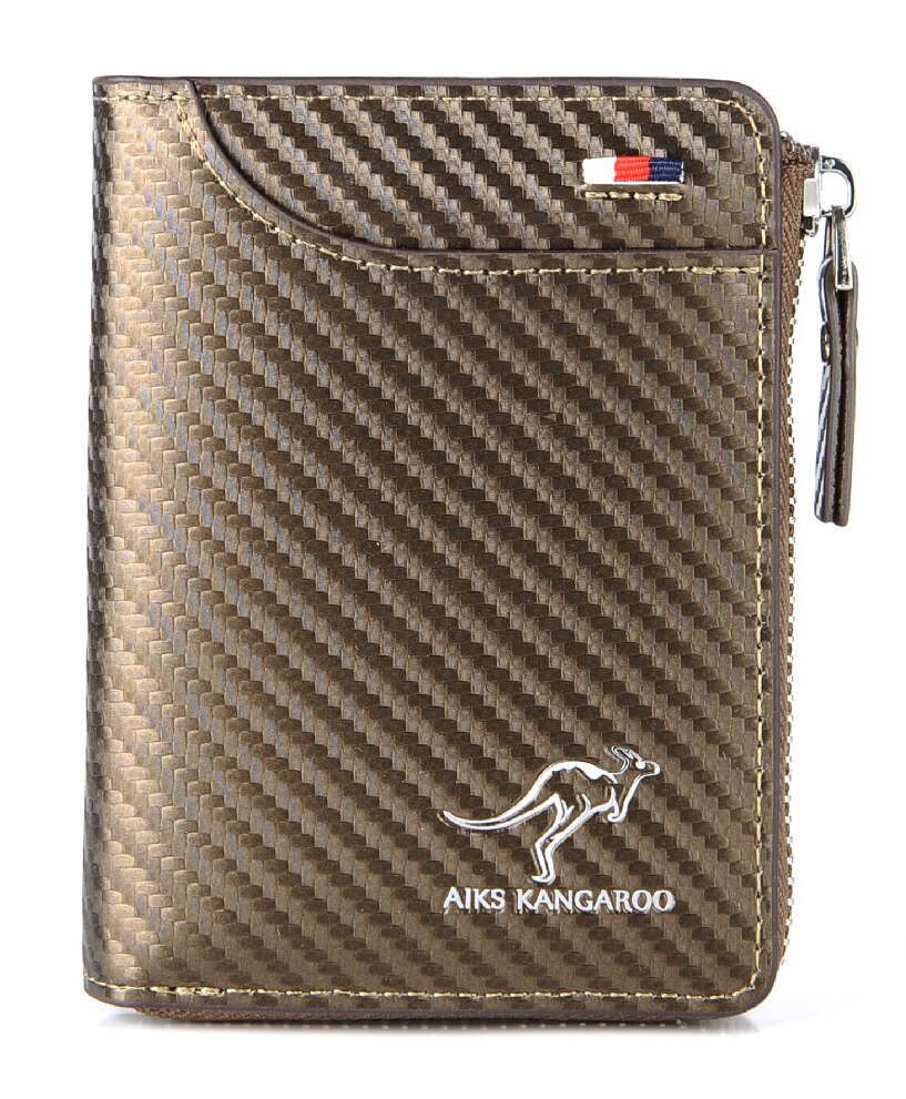 PU leather (Eco-leather) wallet, kangaroo design