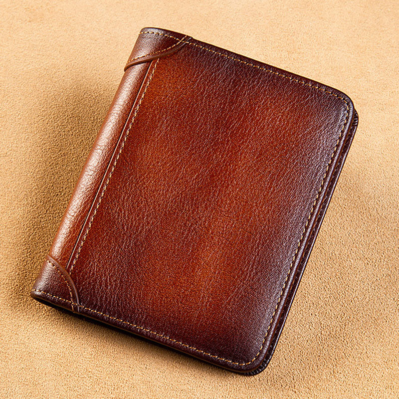 Genuine Leather Masonic Style Wallet