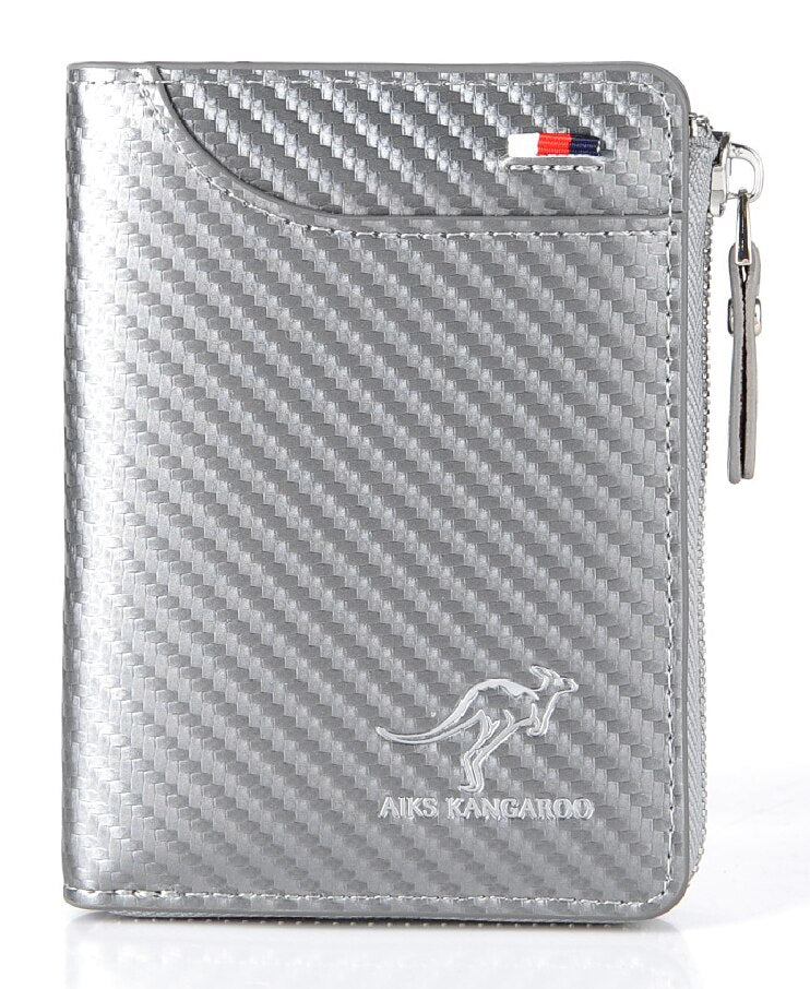 PU leather (Eco-leather) wallet, kangaroo design