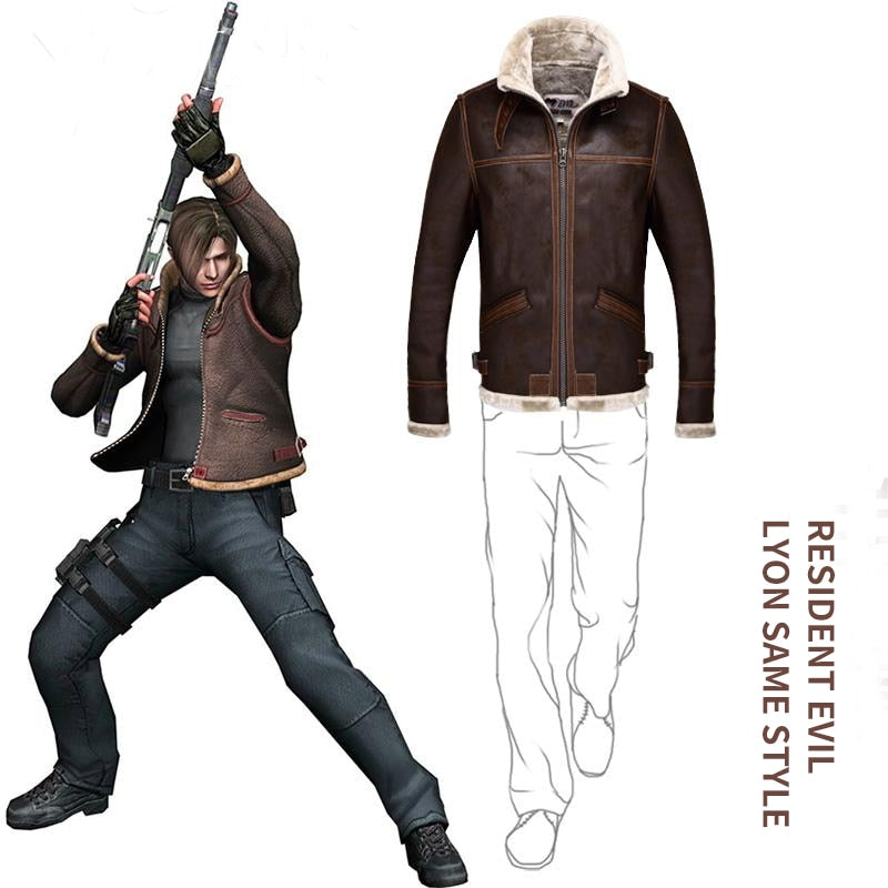 PU Leather Cosplay Jacket (Resident Evil) 