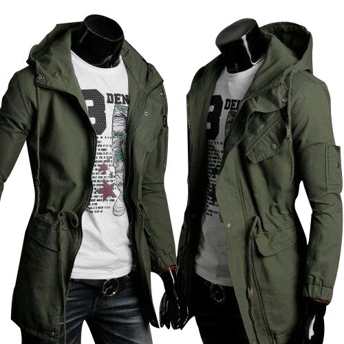 Men's casual military style jacket