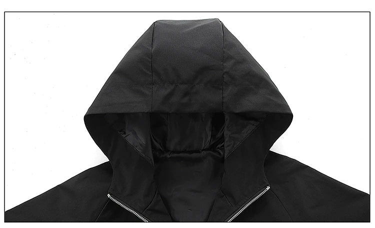 Korean fashion hooded windbreaker