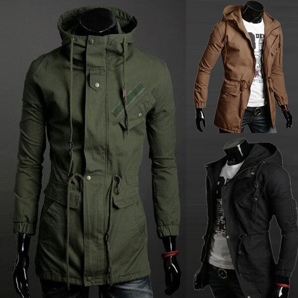 Men's casual military style jacket