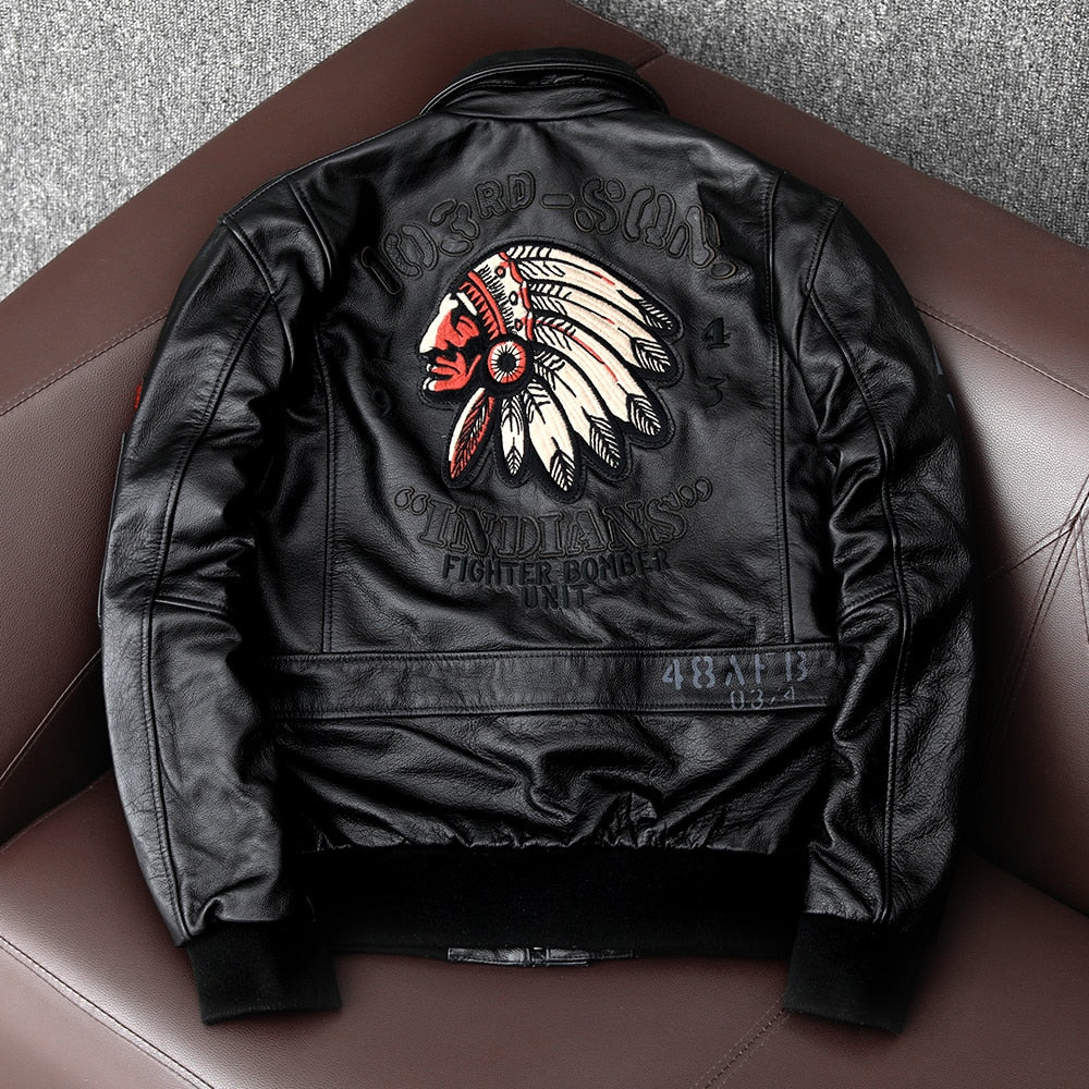 Genuine American Indian Leather Jacket