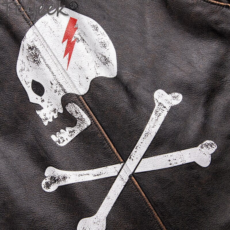 Cowhide winter jacket