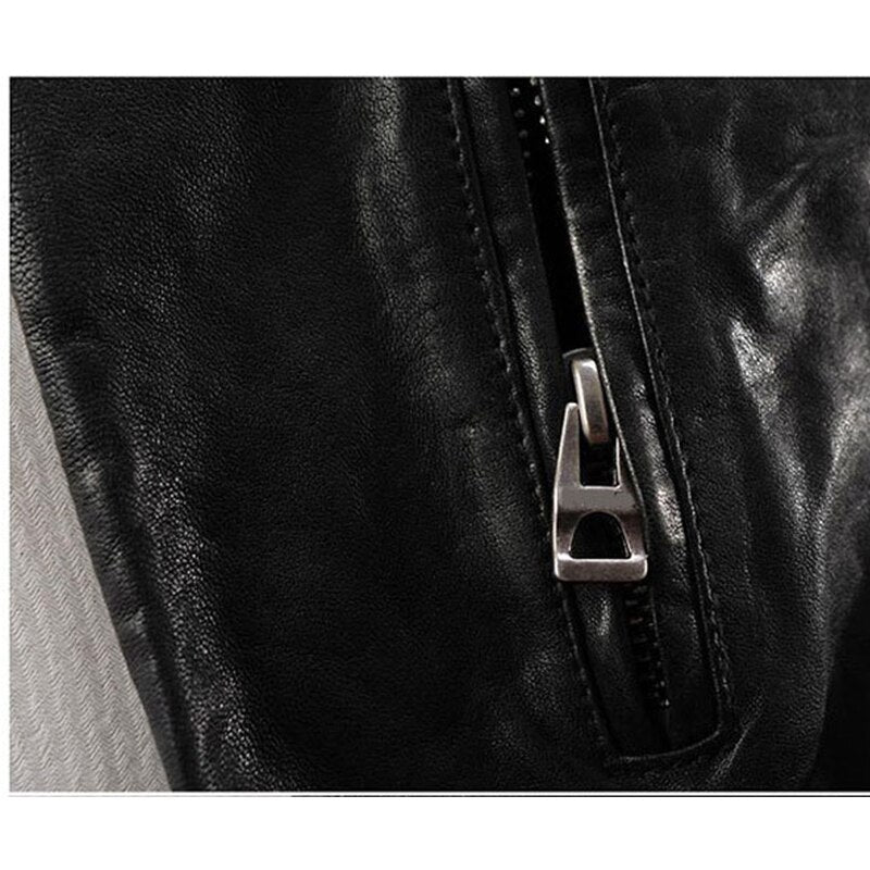 Sheepskin leather jacket