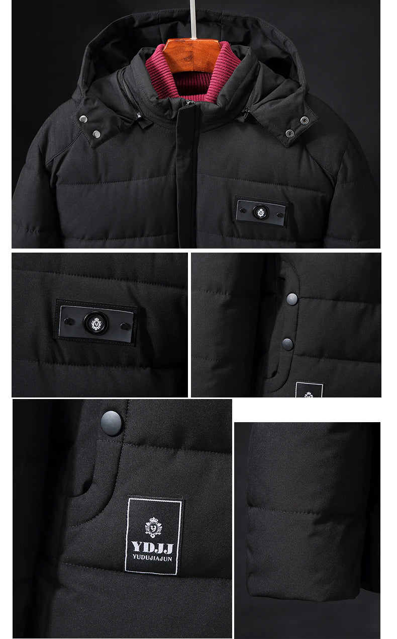 Men's parka coat extra large size