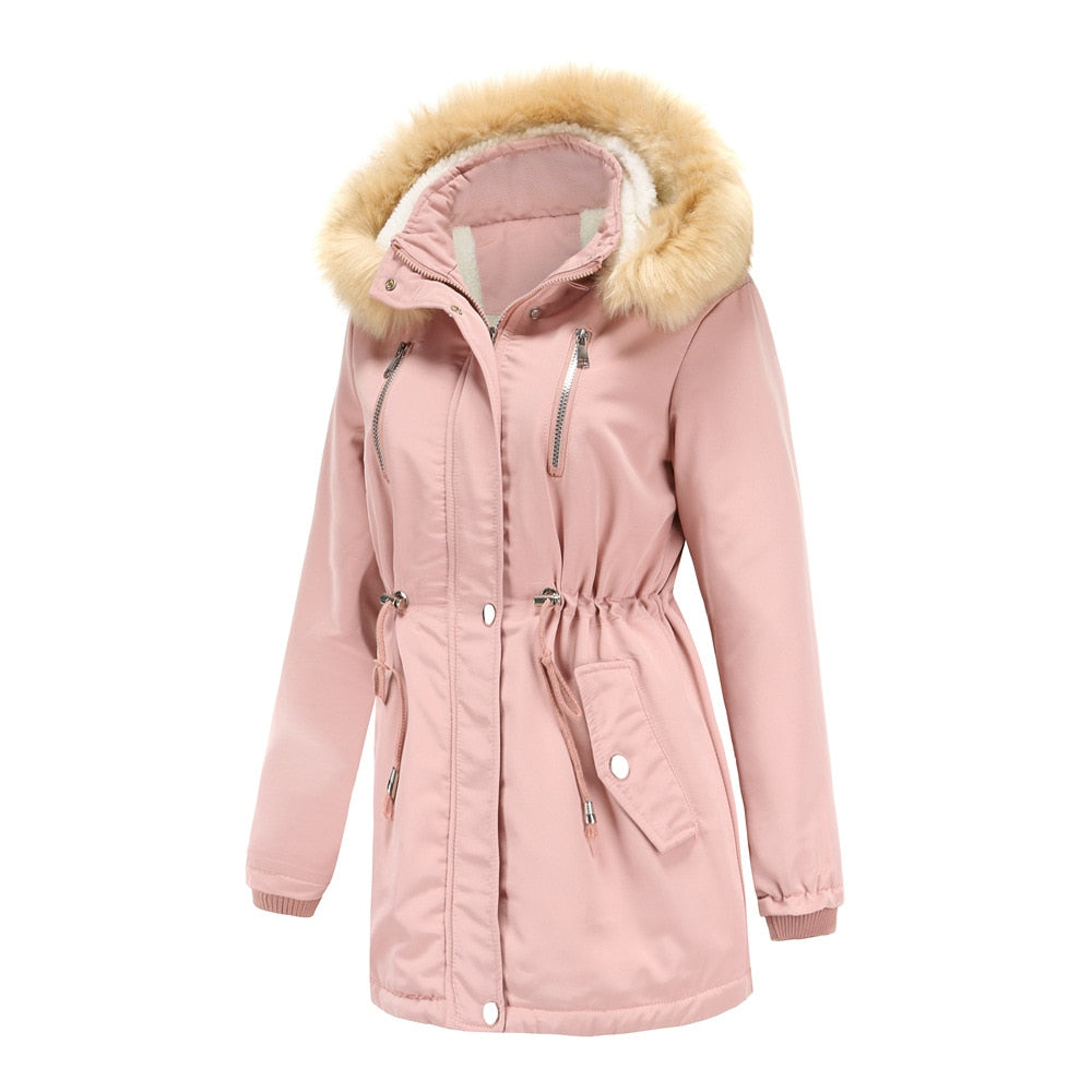 Women's winter parka coat