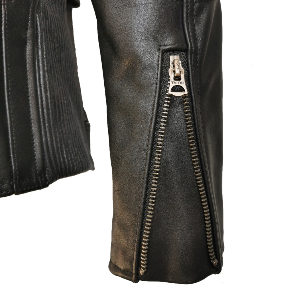 Men's fringe leather jacket