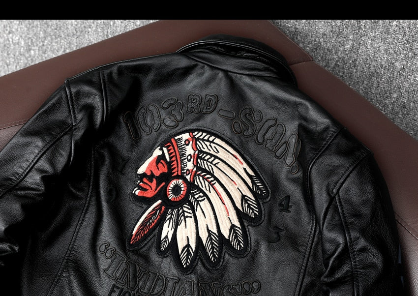 Genuine American Indian Leather Jacket