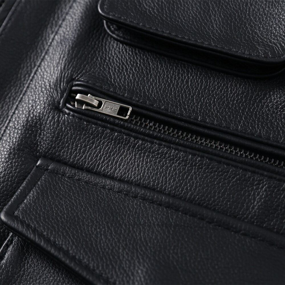 Men's leather jacket fashion 2022