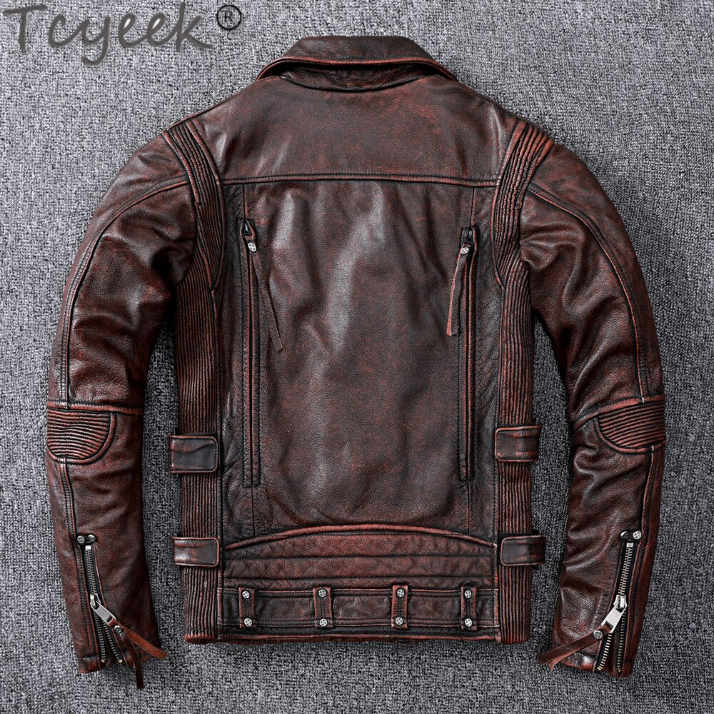 Men's cowhide coat