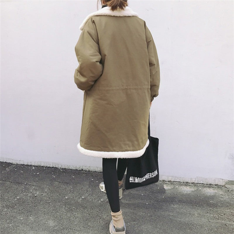 Women's wool coat with hood