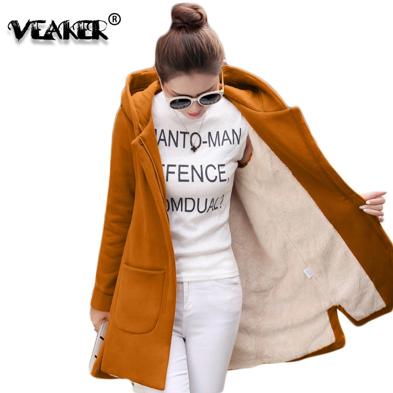Elegant long women's jacket