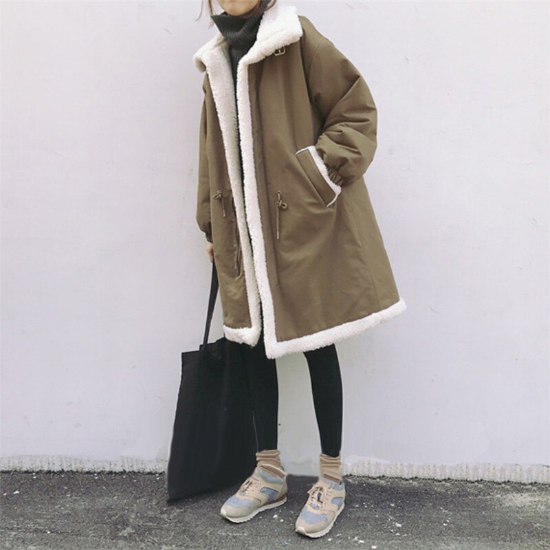 Women's wool coat with hood