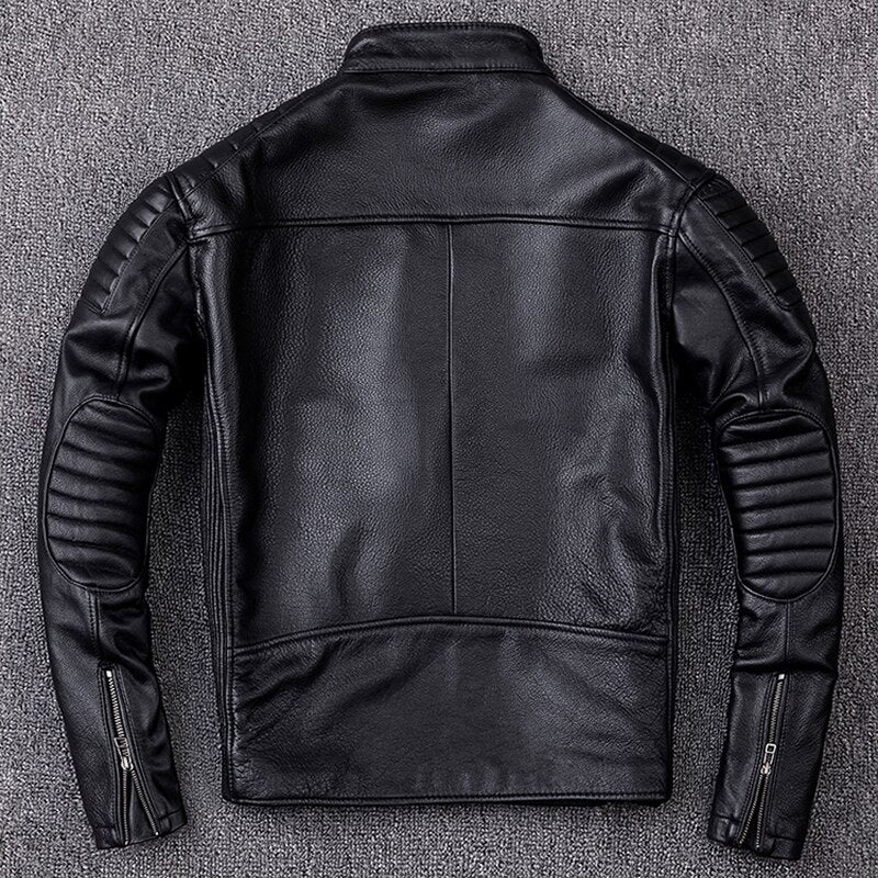 Men's genuine leather jacket