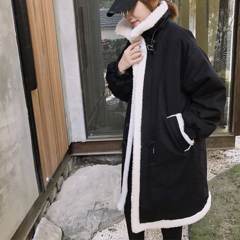 Women's wool coat with hood