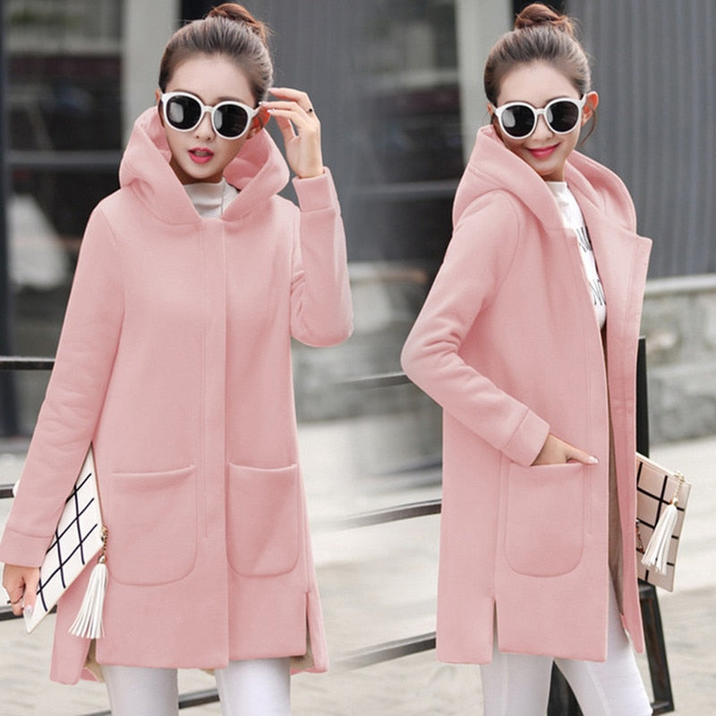 Elegant long women's jacket