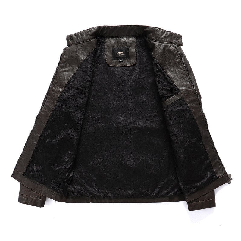 Pu leather (eco-leather) biker jacket coat 2022