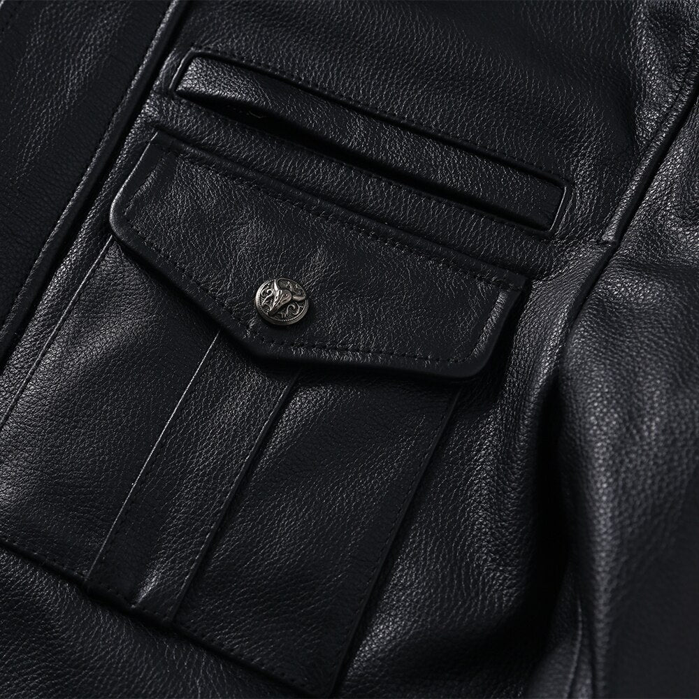 2022 Real Leather Fashion Jacket