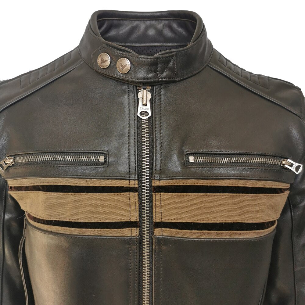Men's fringe leather jacket