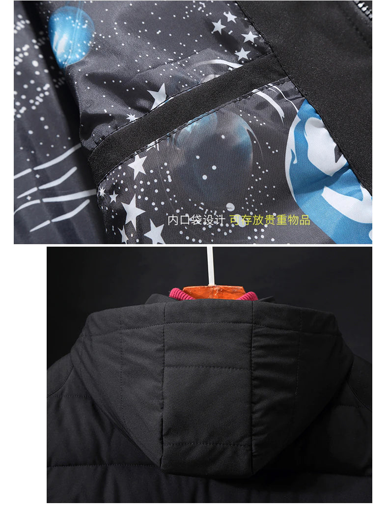 Men's parka coat extra large size