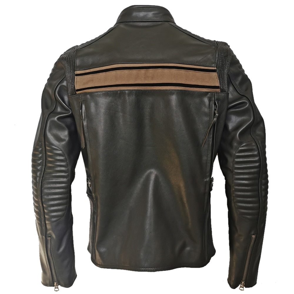 Men's fringe leather jacket