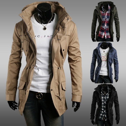 Men's casual military style jacket