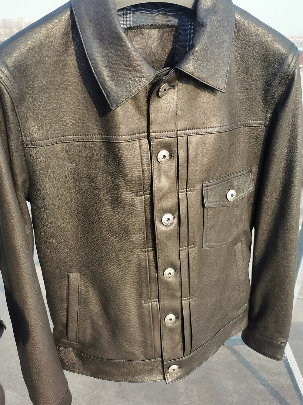 Fine leather jacket 2022