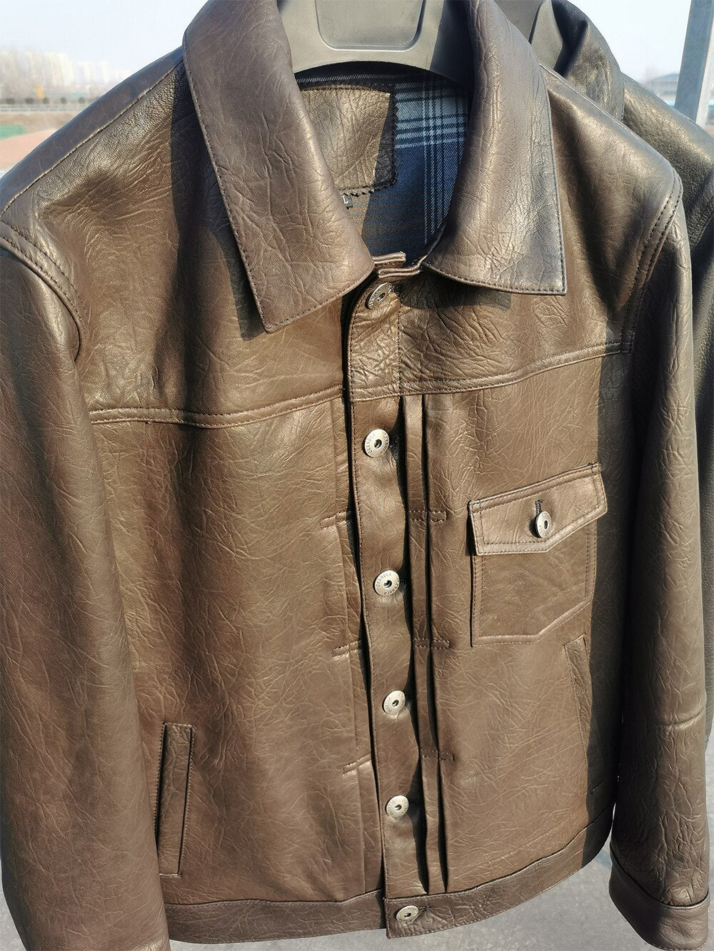 Fine leather jacket 2022