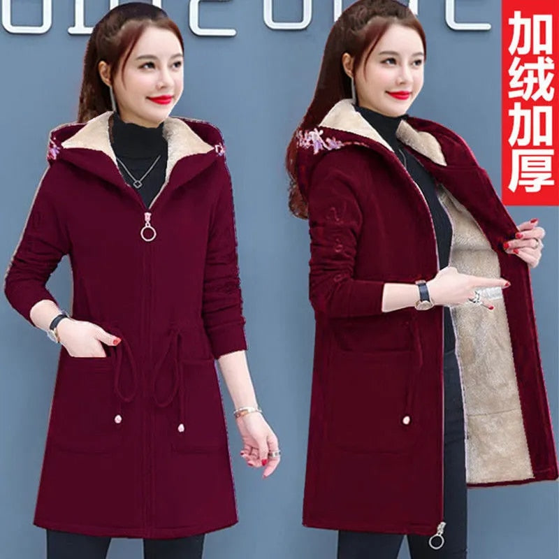 Elegant long women's jacket