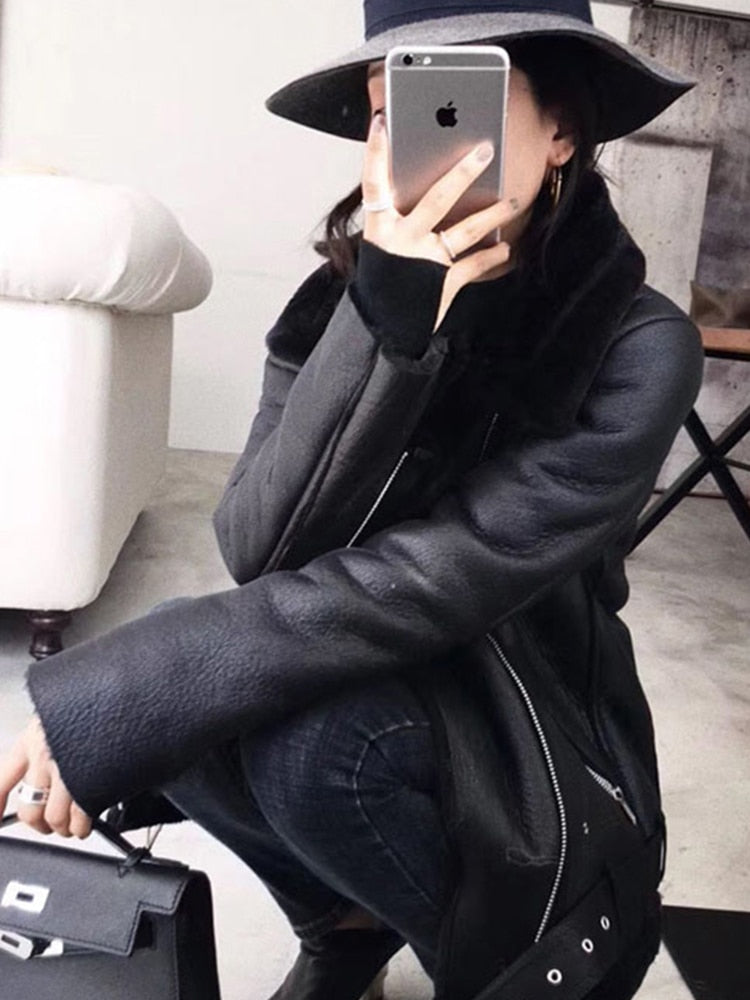 Thick fur coat for women 2022
