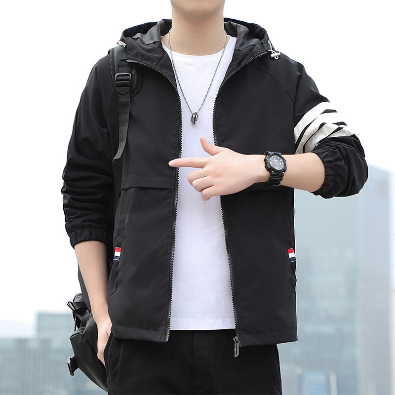 Men's autumn fashion windbreakers