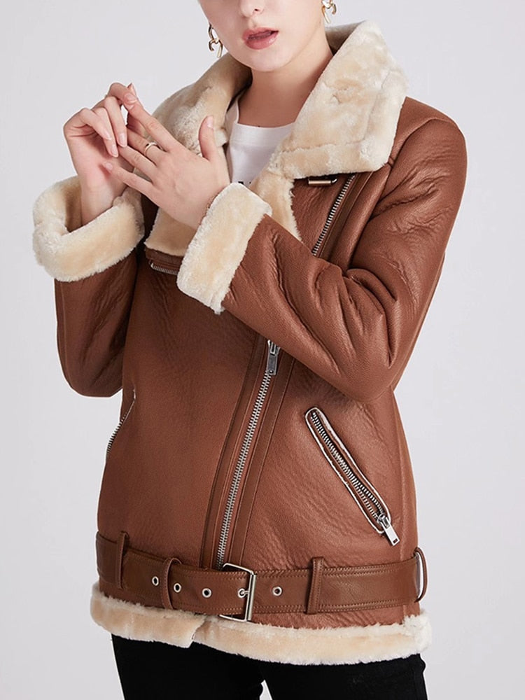 Thick fur coat for women 2022