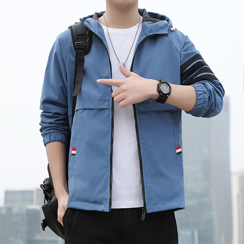 Men's autumn fashion windbreakers