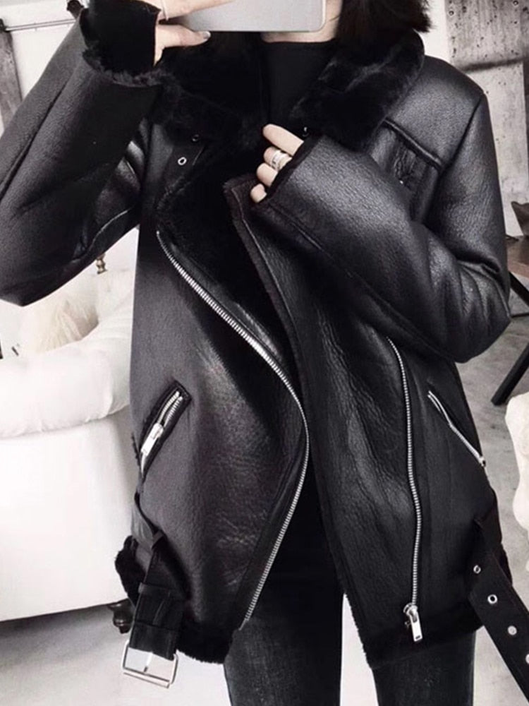 Thick fur coat for women 2022