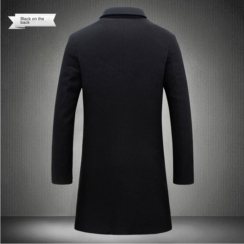 Men's long cotton coat