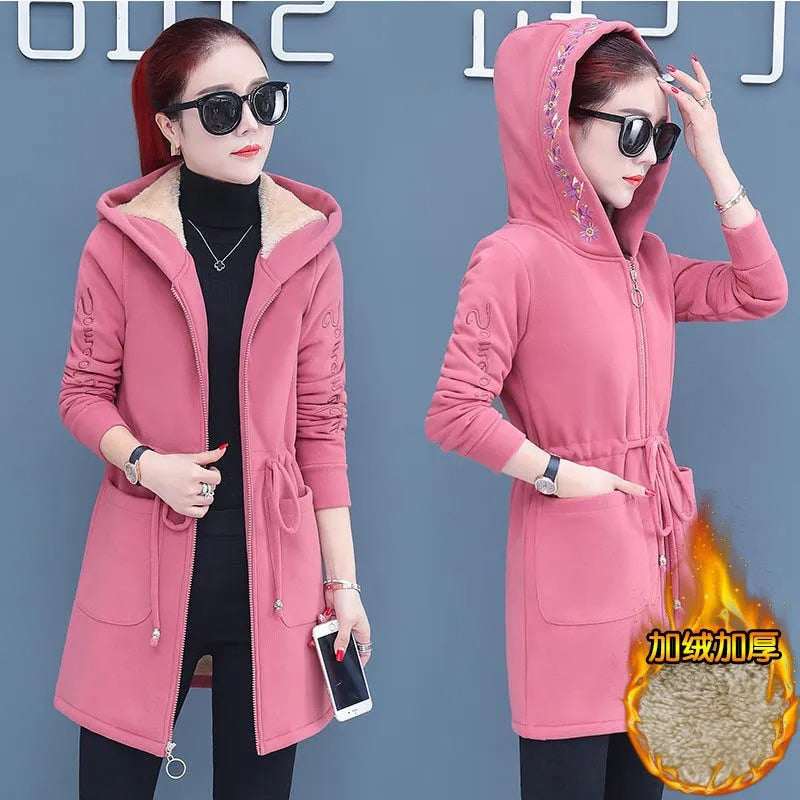 Elegant long women's jacket