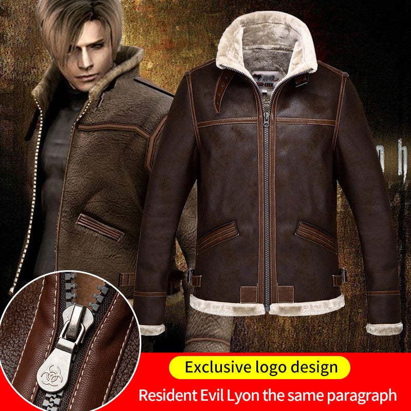 PU Leather Cosplay Jacket (Resident Evil) 