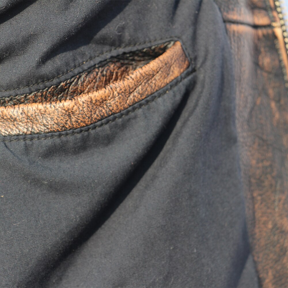 Genuine light brown leather jackets