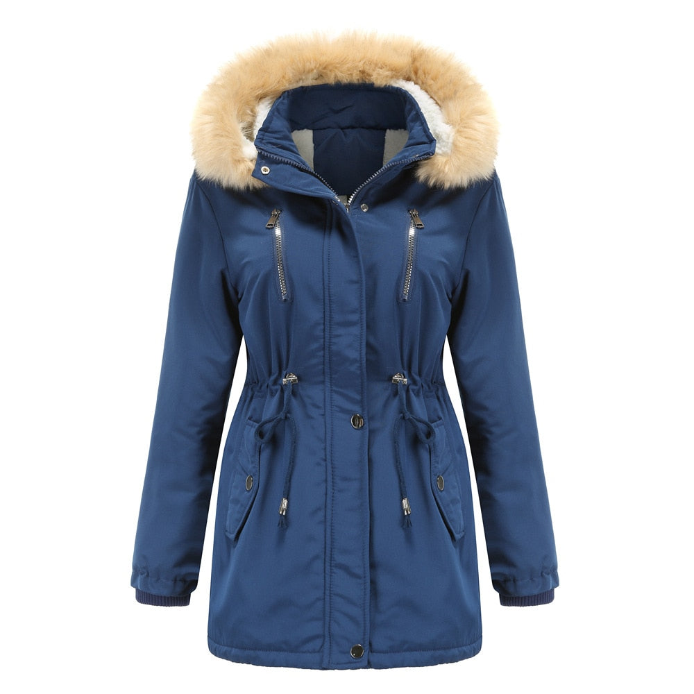Women's winter parka coat